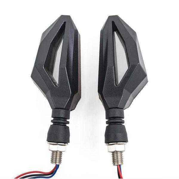 Premium Quality Bike Indicators Blue Amber LED Dual Color