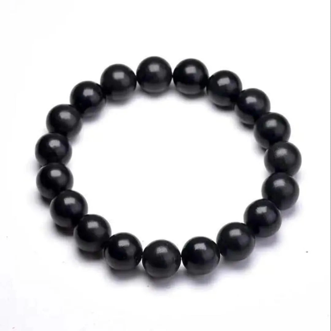 Black Bead Adjustable Bracelet for Men & Women