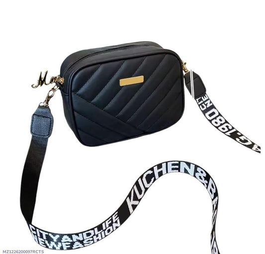 Women Quilted Crossbody Bag PU Leather Compact Multipurpose