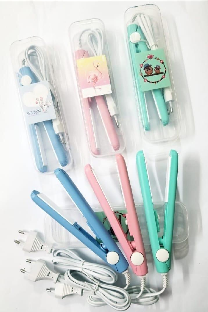 Mini Hair Straightener for Women Pink Teal Purple