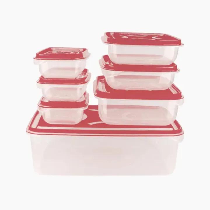 7Pc Blue ABS Plastic Storage Set for Kitchen