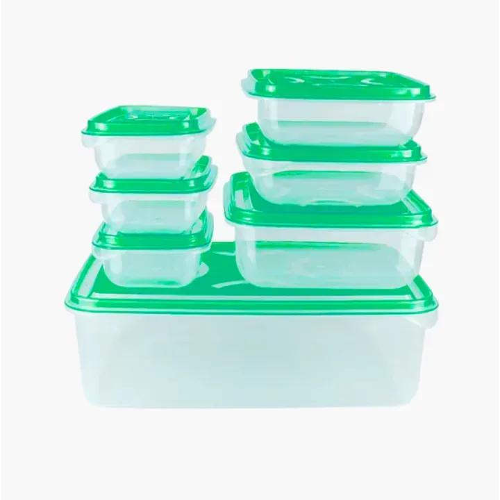 7Pc Blue ABS Plastic Storage Set for Kitchen
