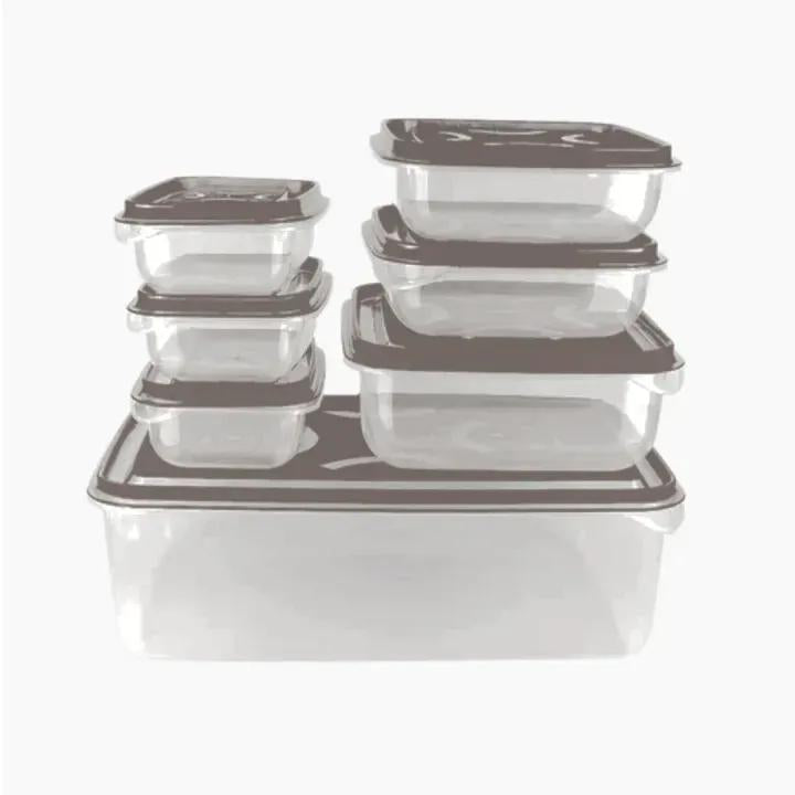 7Pc Blue ABS Plastic Storage Set for Kitchen