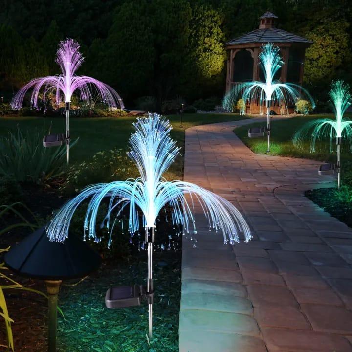 Light-Emitting Jellyfish Lights Solar Waterproof 8Hr