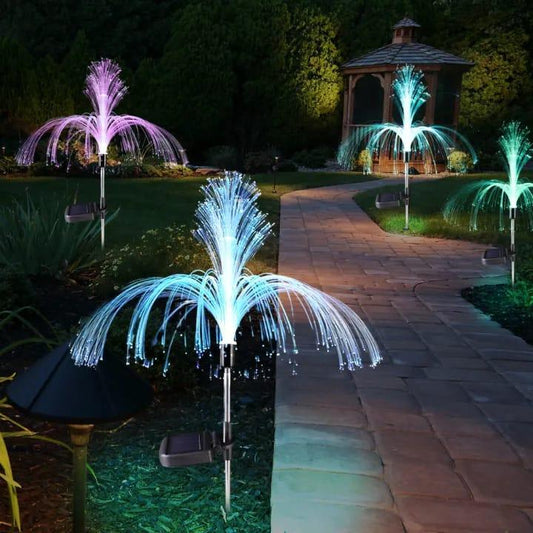Light-Emitting Jellyfish Lights Solar Waterproof 8Hr