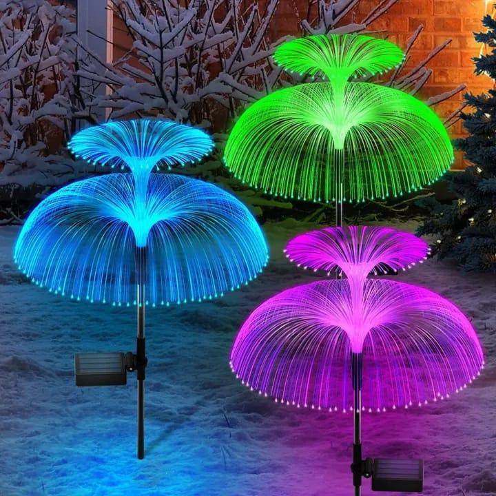 Light-Emitting Jellyfish Lights Solar Waterproof 8Hr