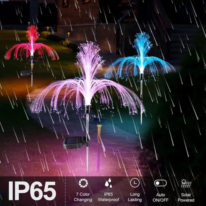 Light-Emitting Jellyfish Lights Solar Waterproof 8Hr