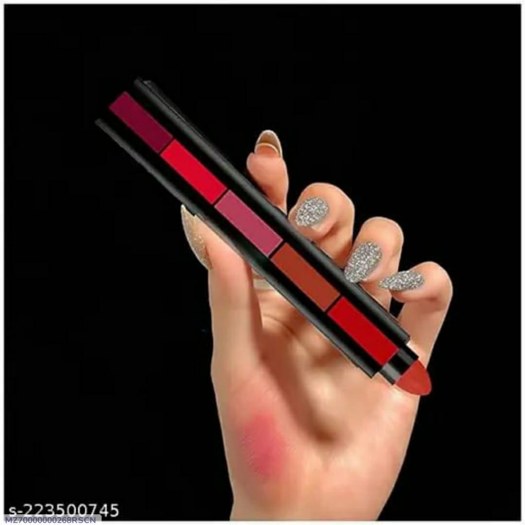 5-in-1 Multicolor Lipstick for Pakistani Bridesmaids & Office Ladies