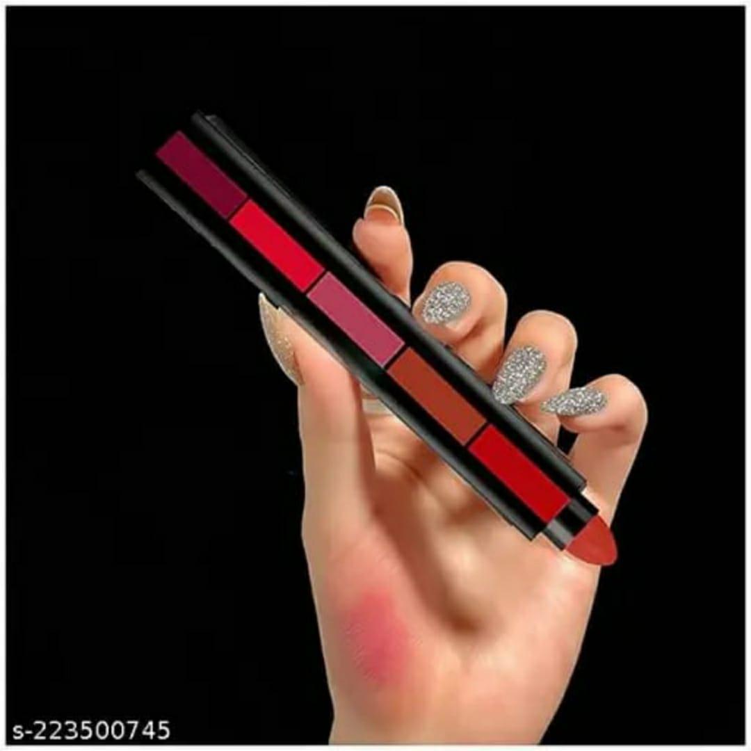 5-in-1 Multicolor Lipstick for Pakistani Bridesmaids & Office Ladies