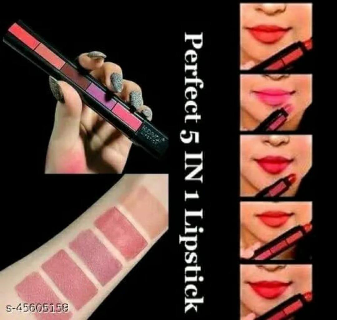 5-in-1 Multicolor Lipstick for Pakistani Bridesmaids & Office Ladies
