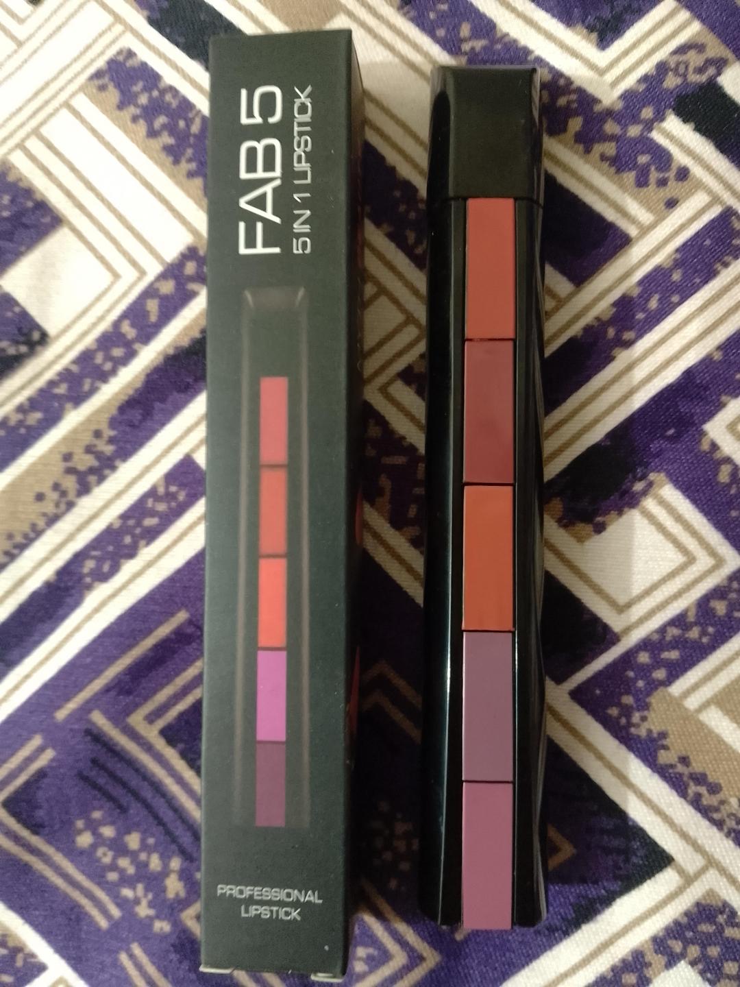 5-in-1 Multicolor Lipstick for Pakistani Bridesmaids & Office Ladies
