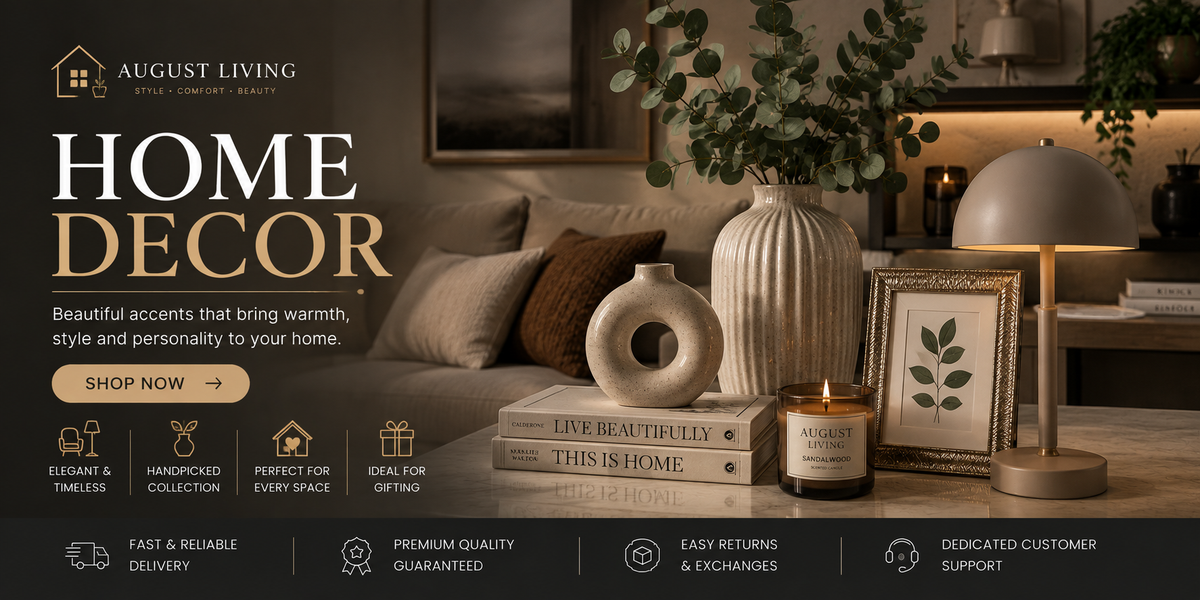 August Living smart living collection featuring modern smart home essentials and connected devices